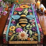 Bee Bloom Quilted Table Runner