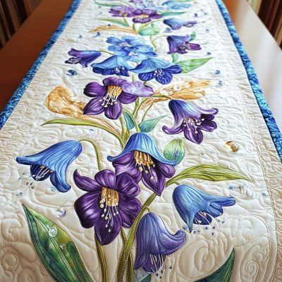 Bell Blossom Quilted Table Runner