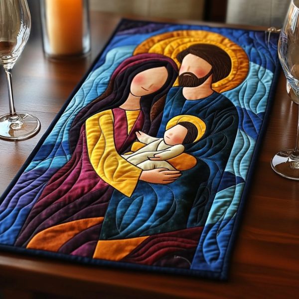 Bethlehem Star Quilted Table Runner