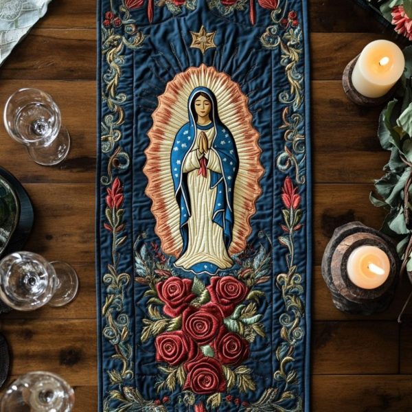 Blessed Light Quilted Table Runner