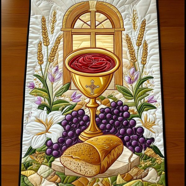 Blessed Offering Quilted Table Runner