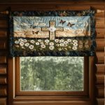 Blessings In Bloom Quilted Valance