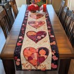 Blissful Valentine Quilted Table Runner