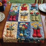 Bloom Boots Quilted Table Runner