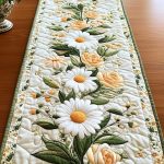 Blooming Beauty Quilted Table Runner