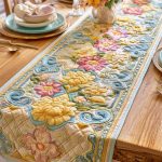 Blooming Fields Quilted Table Runner