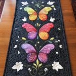 Blooming Flight Quilted Table Runner