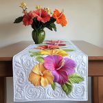 Blooming Grace Quilted Table Runner