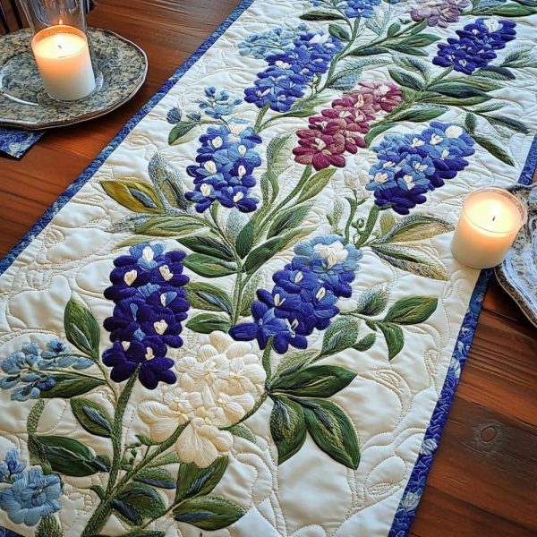 Blossom Charm Quilted Table Runner