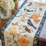 Blossom Parade Quilted Table Runner