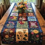 Blossom Path Quilted Table Runner