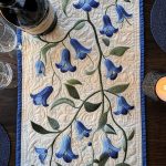 Blue Meadow Quilted Table Runner