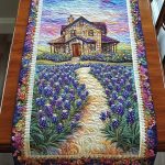 Blue Oasis Quilted Table Runner