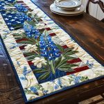 Bluebonnet Dreams Quilted Table Runner