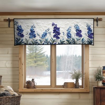 Bluebonnet Glory Quilted Valance