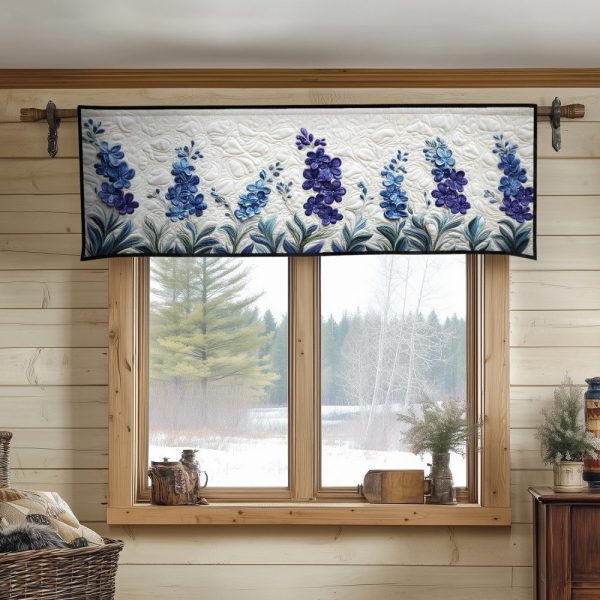 Bluebonnet Glory Quilted Valance