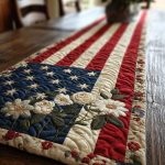 Bold Blossom Quilted Table Runner