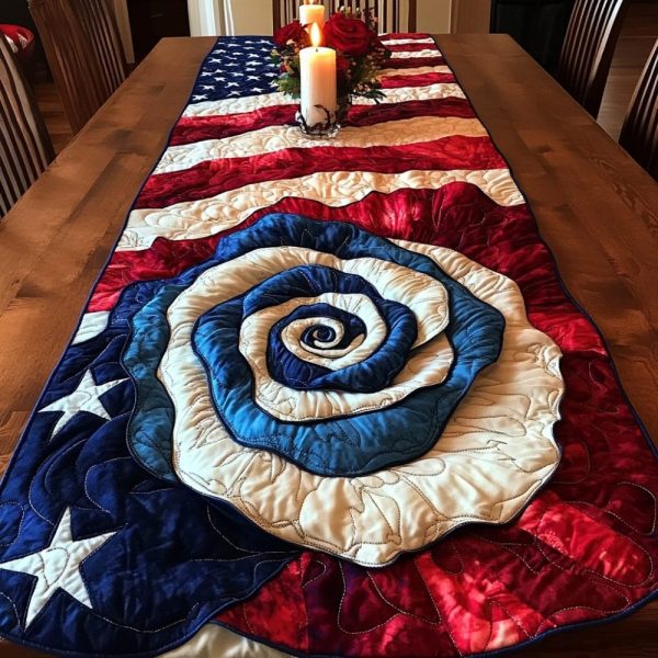 Bold Stripes Quilted Table Runner