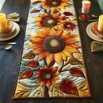 Bright Blooms Quilted Table Runner