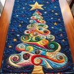 Bright Star Quilted Table Runner
