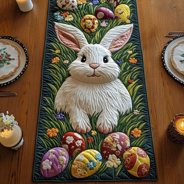 Bunny Hop Quilted Table Runner