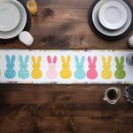 Bunny Hop Wonderland Quilted Table Runner