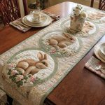 Bunny Parade Quilted Table Runner