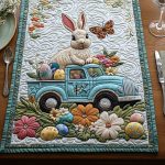 Bunny Trail Quilted Table Runner