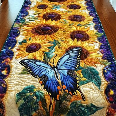 Butterfly Bliss Quilted Table Runner