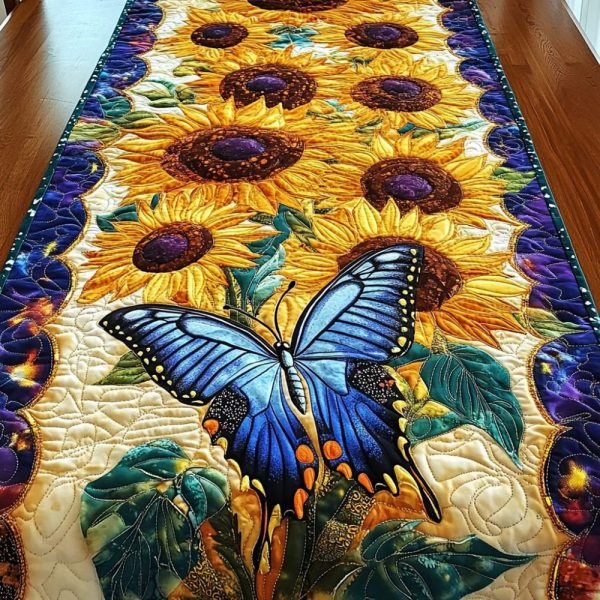 Butterfly Bliss Quilted Table Runner