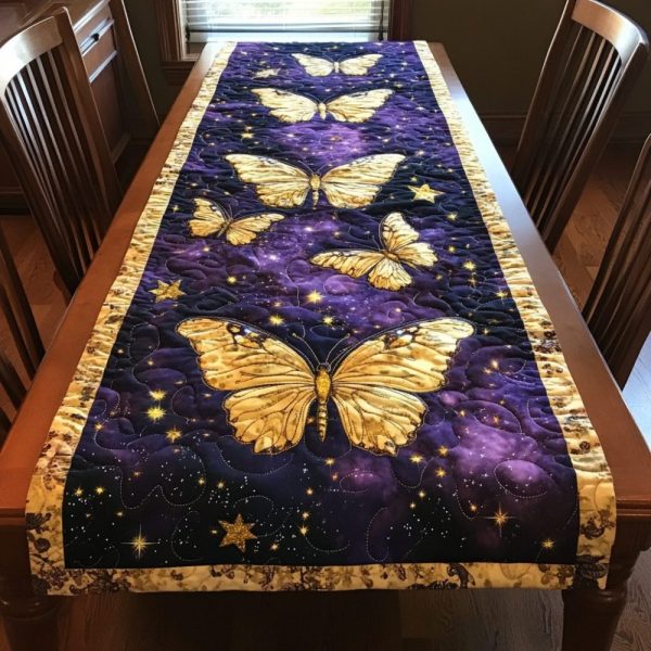 Butterfly Wings Quilted Table Runner