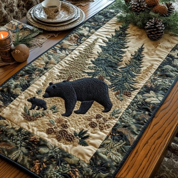 Cabin Comfort Quilted Table Runner