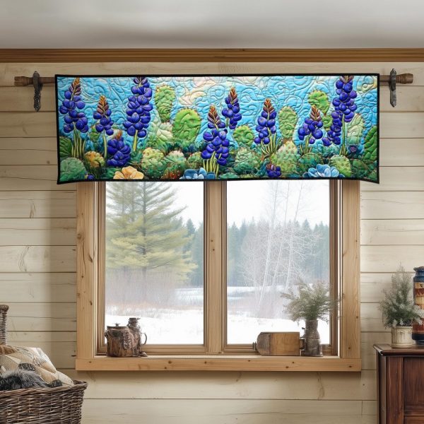 Cactus Garden Quilted Valance