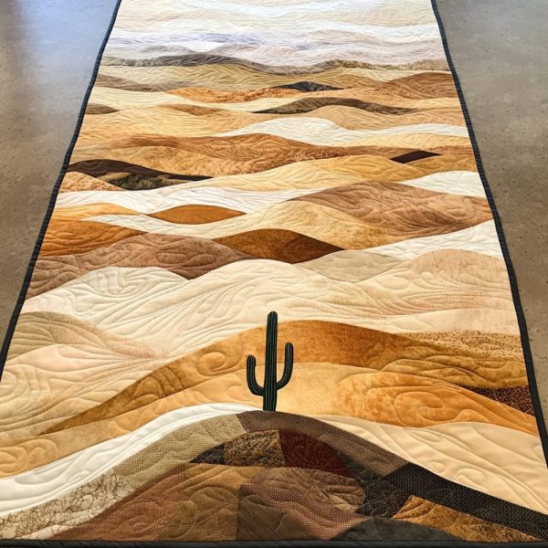 Cactus Horizon Quilted Table Runner