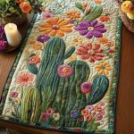Cactus Love Quilted Table Runner