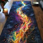 Campfire Nights Quilted Table Runner