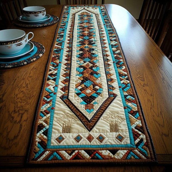 Canyon Rhythms Quilted Table Runner