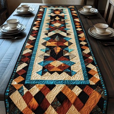 Canyon Symmetry Quilted Table Runner