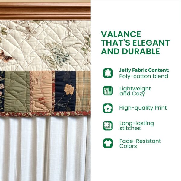 Desert Star Glory Quilted Valance
