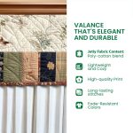 Rushing Rapids Quilted Valance