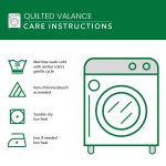 Golden Essence Quilted Valance