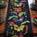 Carnival Charm Quilted Table Runner