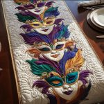 Carnival Night Quilted Table Runner