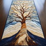 Celestial Branches Quilted Table Runner