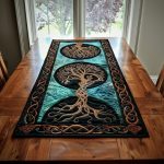Celtic Twilight Tree Quilted Table Runner