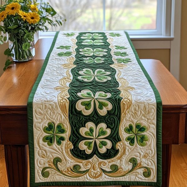 Celtic Charm Harmony Quilted Table Runner