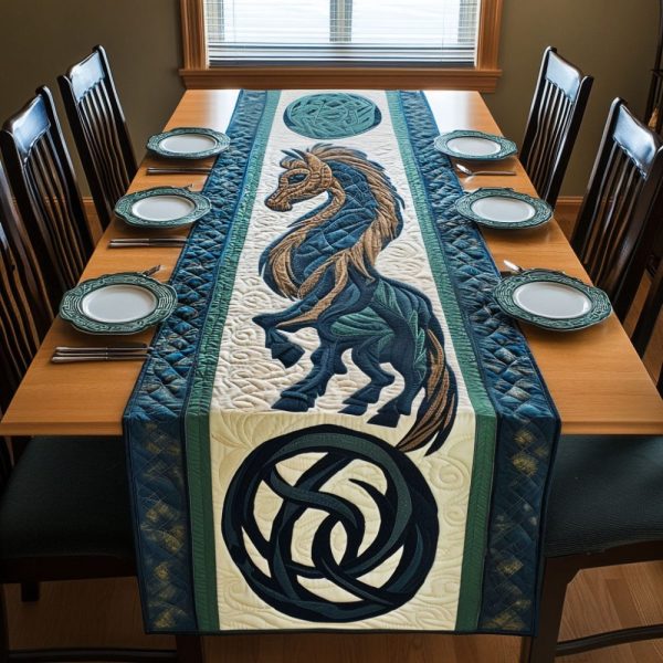 Celtic Crest Quilted Table Runner