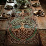 Celtic Grove Quilted Table Runner