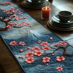 Cherry Blossom Bliss Quilted Table Runner