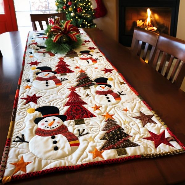 Christmas Cheer Quilted Table Runner